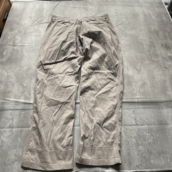 Mountain Khakis Teton Twill Pants Mens 35x32 Hiking Outdoor Beige 100% Cotton - Picture 8 of 12